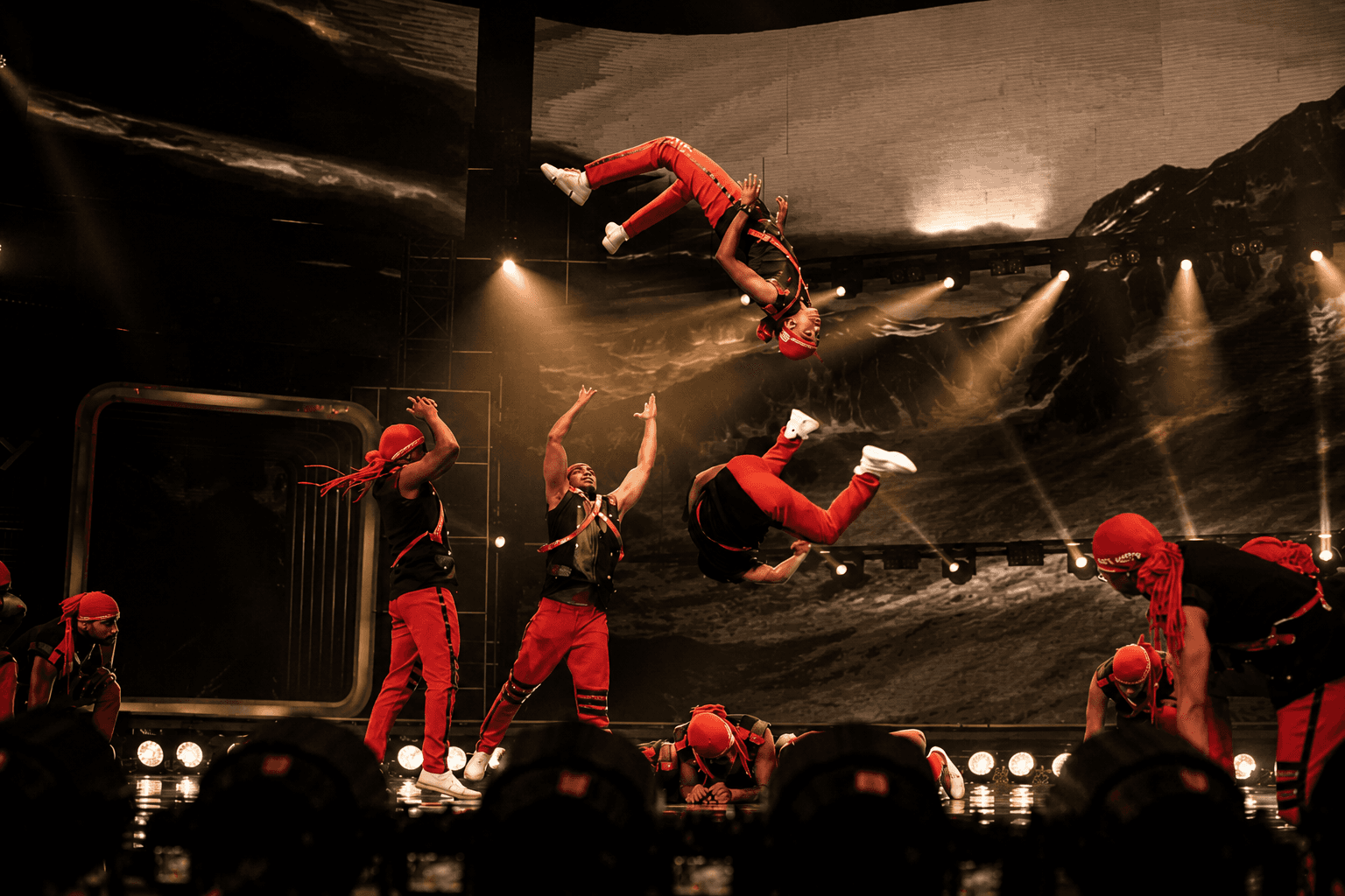 Aerial flips over the world stage