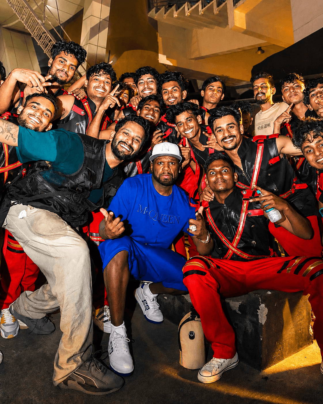 The Kings with 50 Cent after the show
