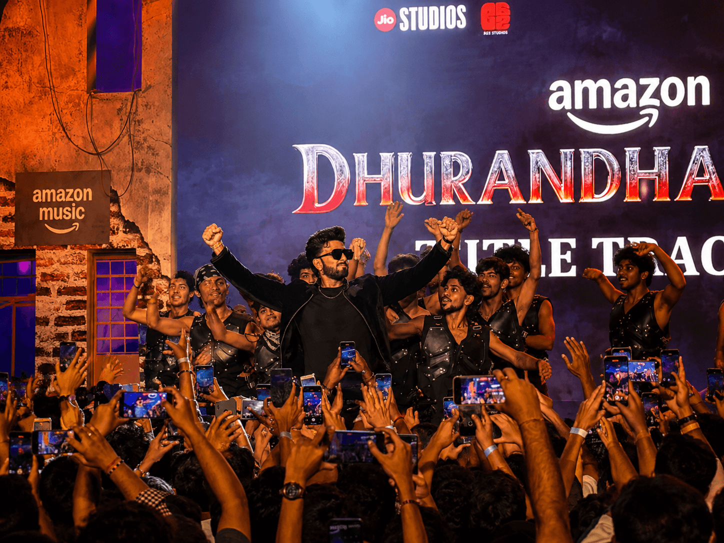 Dhurandhar title track launch with the Kings crew