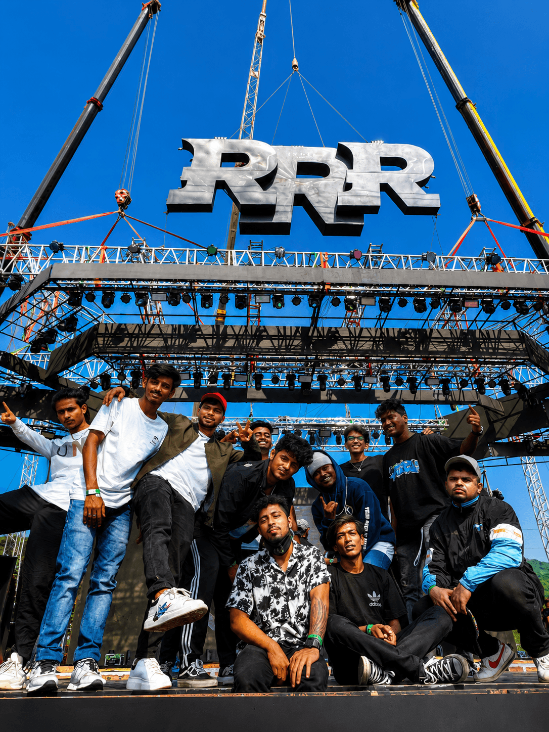 The Kings at the RRR mega stage