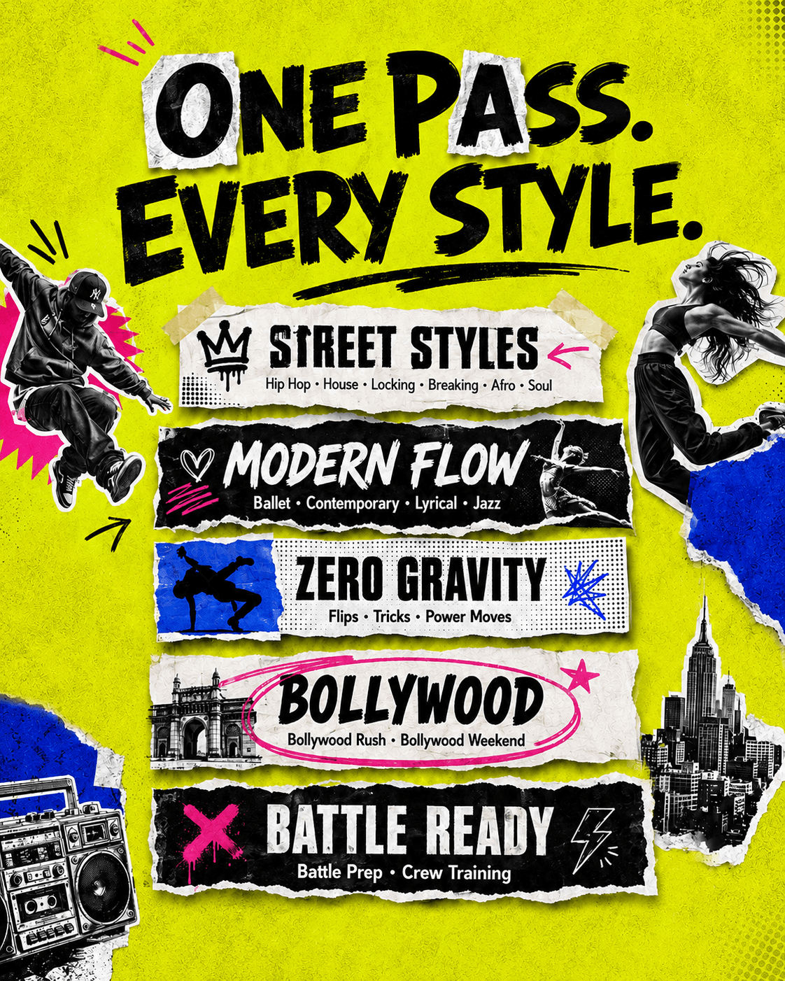 Flexi Pass — One Pass, Every Style